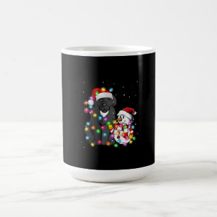 Caneca De Café Funny Terra Nova Cachorro Natal Tee Snowman Light