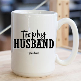 Caneca De Café Funny Trophy Husband