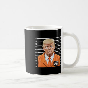Caneca De Café Funny Trump 2024 Prisioneiro Mugshot