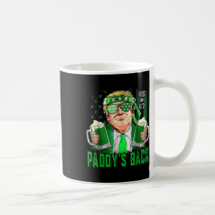 Caneca De Café Funny Trump Paddys Traz De Trás 45 47 Usa Dia de S