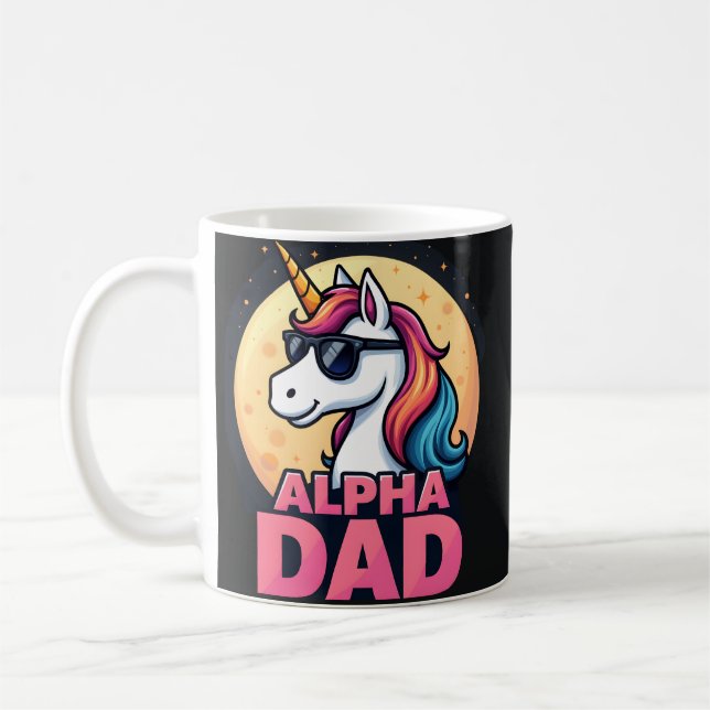 Caneca De Café Funny Unicorn Dad Laufey Men Father's Day Christma (Esquerda)