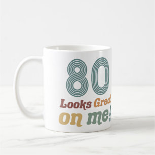 Caneca De Café Funny Vintage 80 Birthday