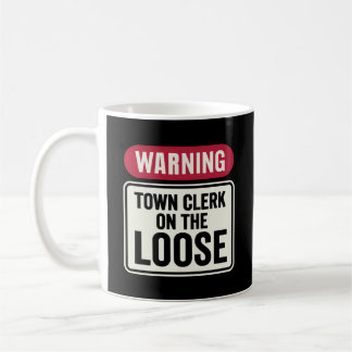 Caneca De Café Funny Warning Shop Keeper On The Loose Humor