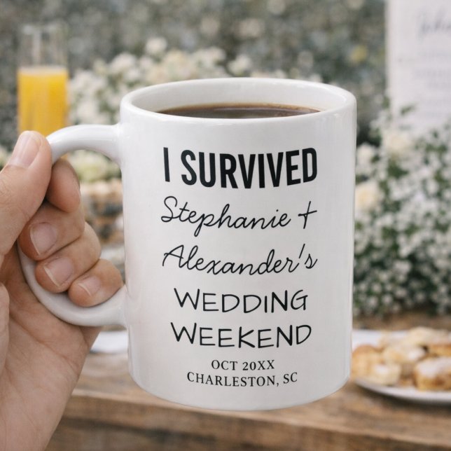 Caneca De Café Funny Wedding Merch Custom Wedding Favor Keepsake (Criador carregado)