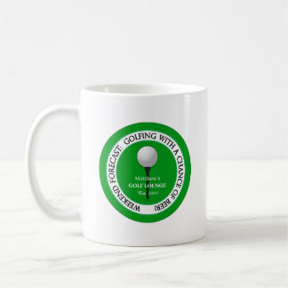 Caneca de Café Funny Weekend Golf Lounge / Bar