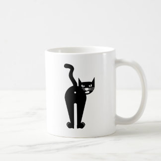 Caneca De Café Furo do bumbum do gato preto