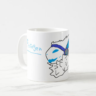 Caneca De Café furry protogen mug