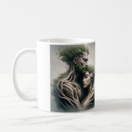Caneca De Café fusão homem e natureza