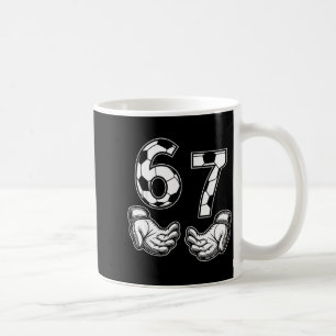 Caneca De Café Fútbol 67 Seis Siete Disfraz Amantes del Fútbol