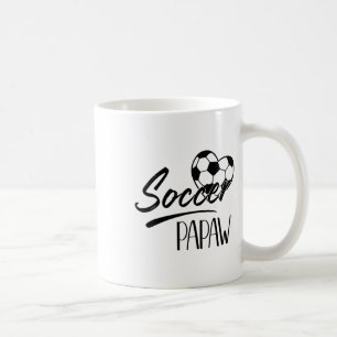 Caneca De Café Fútbol Papai Coração Família Correspondente Equipe