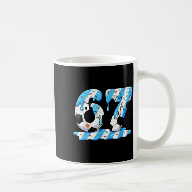 Caneca De Café Futebol 67 Bandeira da Argentina Seis Sete Diverti (Direita)