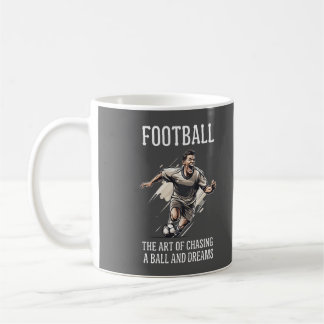 Caneca De Café Futebol: A Arte de Perseguir Uma Bola E Sonhos