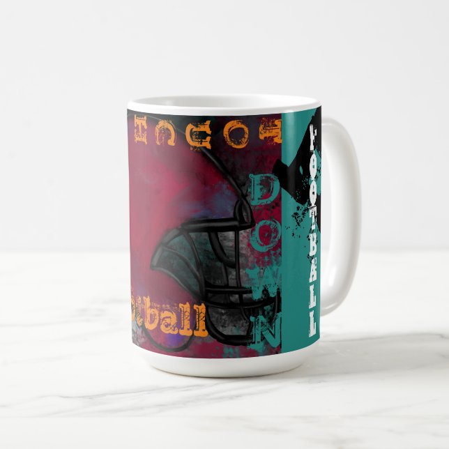 Caneca De Café Futebol Americano (Frente Esquerda)