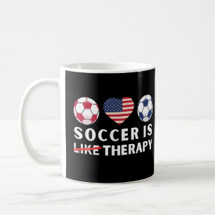 Caneca De Café Futebol Americano de Bandeira é como terapia