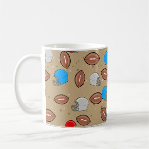 Caneca De Café Futebol Americano - Helmet & Ball - Padrão Ininter