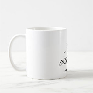 Caneca De Café Futebol Americano Vintage de Menino Correndo de Vo