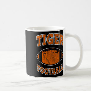 Caneca De Café Futebol Americano Vintage Tigre Desgastado