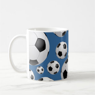 Caneca De Café Futebol Balls Mug