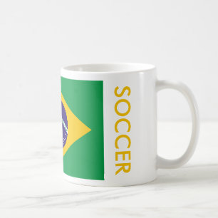 CANECA DE CAFÉ FUTEBOL BRASIL
