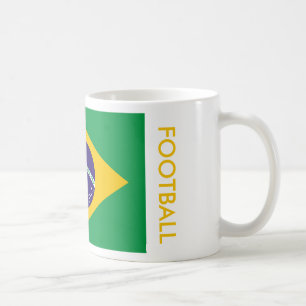 CANECA DE CAFÉ FUTEBOL BRASIL