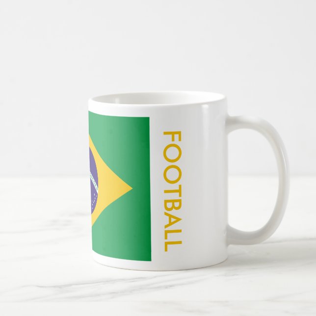 CANECA DE CAFÉ FUTEBOL BRASIL (Direita)