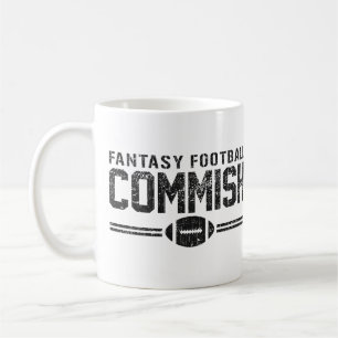 Caneca De Café Futebol Commish da fantasia