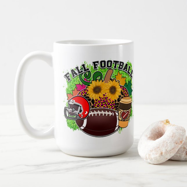 Caneca De Café Futebol Cozy Fall (Com Donut)
