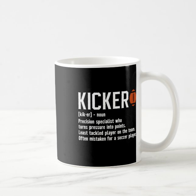 Caneca De Café Futebol de Kicker Definition Placeki (Direita)