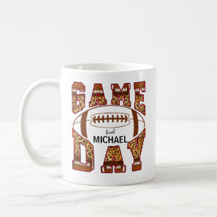 Caneca De Café Futebol do Dia de Jogo Esportes Divertidos e Jog