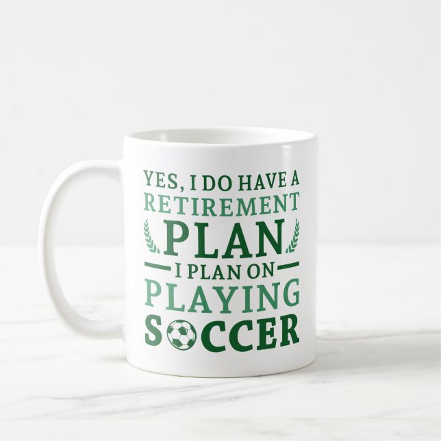 Caneca De Café Futebol do Plano de Reforma (Esquerda)
