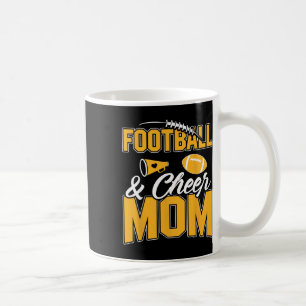 Caneca De Café Futebol E Alegria Mãe Cheerleading Mãe Futebol _2