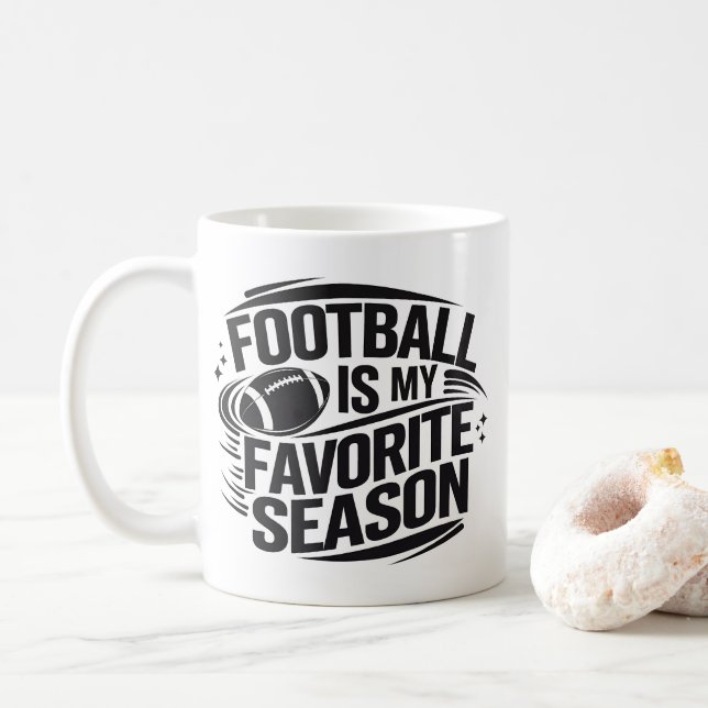 Caneca De Café Futebol engraçado é meu treinador favorito do joga (Com Donut)