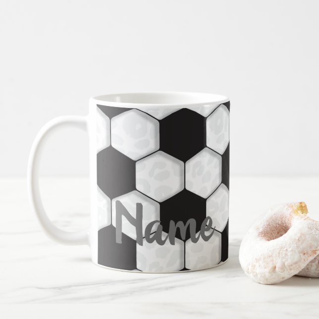 Caneca De Café Futebol, esportes, futebol, Design de café, copa d (Com Donut)