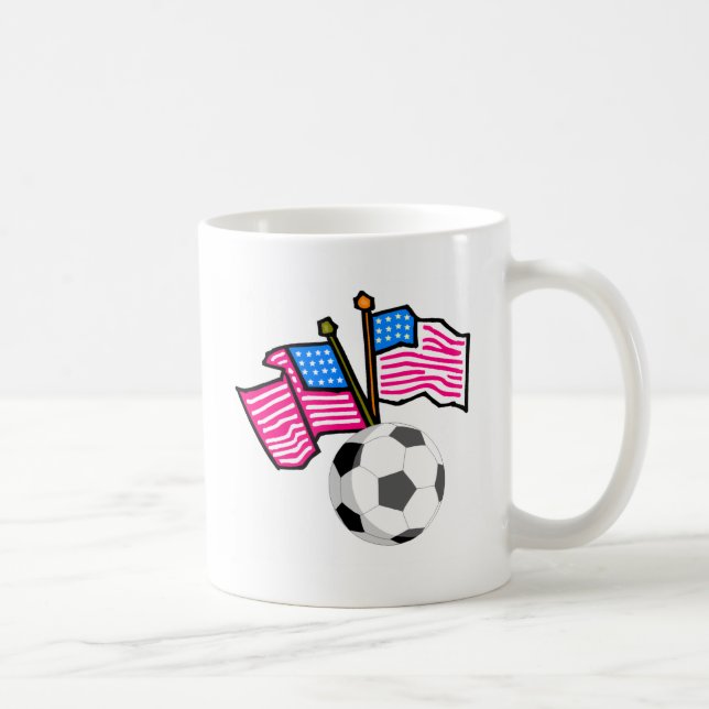 Caneca De Café Futebol (EUA) (Direita)