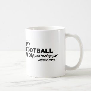 Caneca De Café Futebol Mamãe Funny Mug