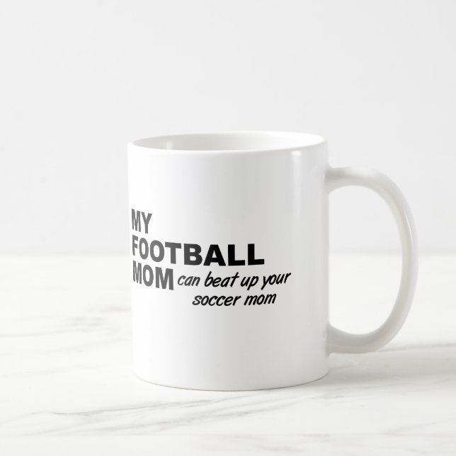 Caneca De Café Futebol Mamãe Funny Mug (Direita)