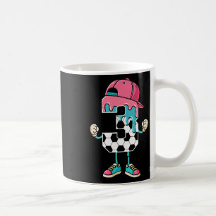 Caneca De Café Futebol Menino de 3 Anos Sorvete Gotejamento Juven