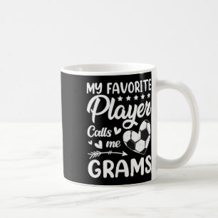 Caneca De Café Futebol Meu Jogador Favorito Me Chama de Vovó _1