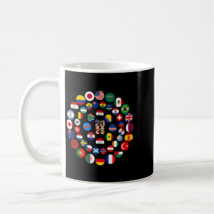 Caneca De Café Futebol Mundial 2026 Bandeiras Amantes do Esporte