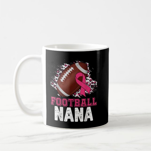 Caneca De Café Futebol Nana Pink Friso Sensibilização para o Canc (Esquerda)