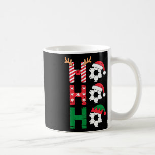 Caneca De Café Futebol Natal Papai Noel Rena Elf Ho Ho Ho Engraça