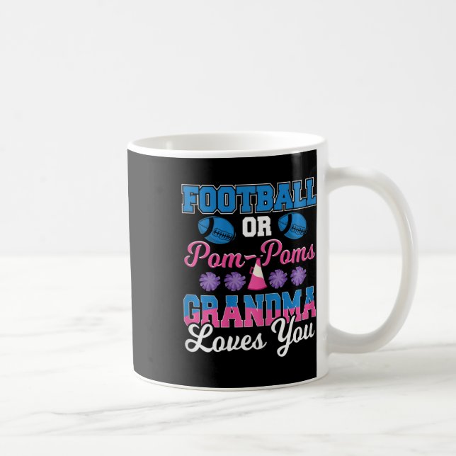 Caneca De Café Futebol Ou Pom Avó Te Ama Gen De Futebol (Direita)