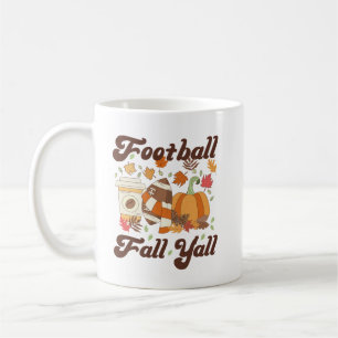 Caneca De Café Futebol Outono Café Abóbora Outono Vocês