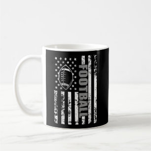 Caneca De Café Futebol Patriótico da bandeira americana