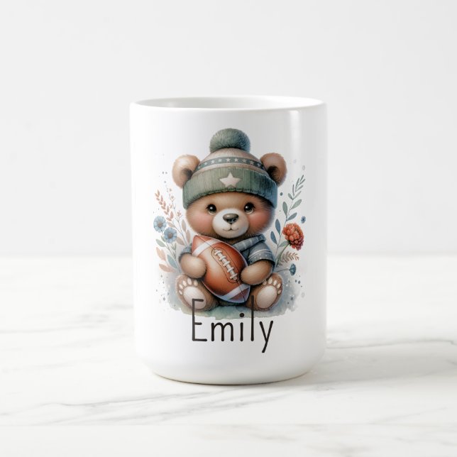 Caneca De Café Futebol Personalizado Cute (Centro)