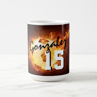 Caneca De Café Futebol Personalizado/Futebol com Espírito da Equi