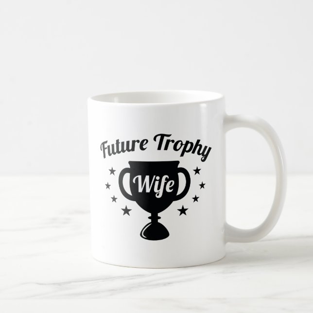 Caneca De Café Futura Esposa de Troféu (Direita)