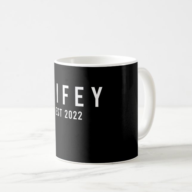 Caneca De Café Futura Esposa Est 2022 Noiva Para Ser Festa de Des (Frente Esquerda)