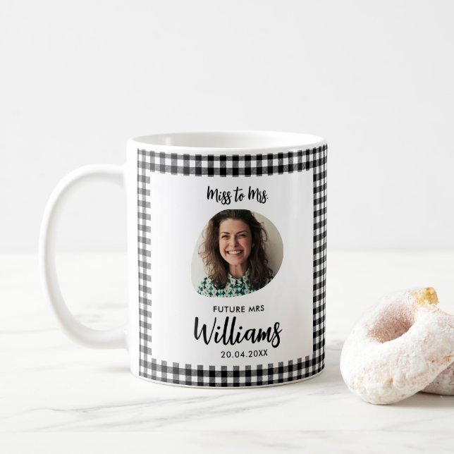 Caneca De Café Futura Senhora Moderna Boho (Com Donut)