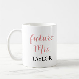 Caneca De Café Futura Sra. Coffee Mug - Presente Bridal Rosa